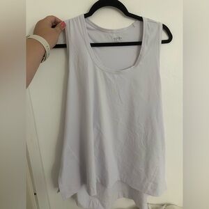White YPB workout tank top size XXL new with tags